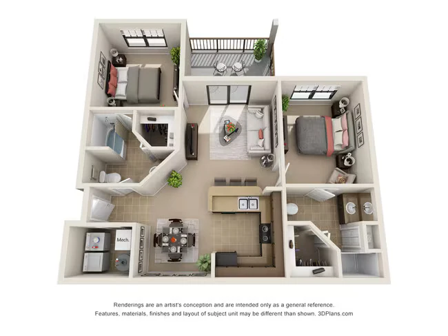 Unit 18-307 18-307 floor plan